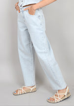 SAMMI 5 PKT BARREL PANT BLUE