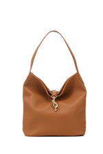 SANDY SHOULDER BAG CAMEL/PEBBLED