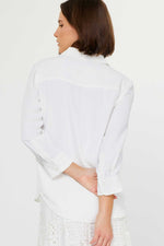 WHITE BUTTON UP BLOUSE