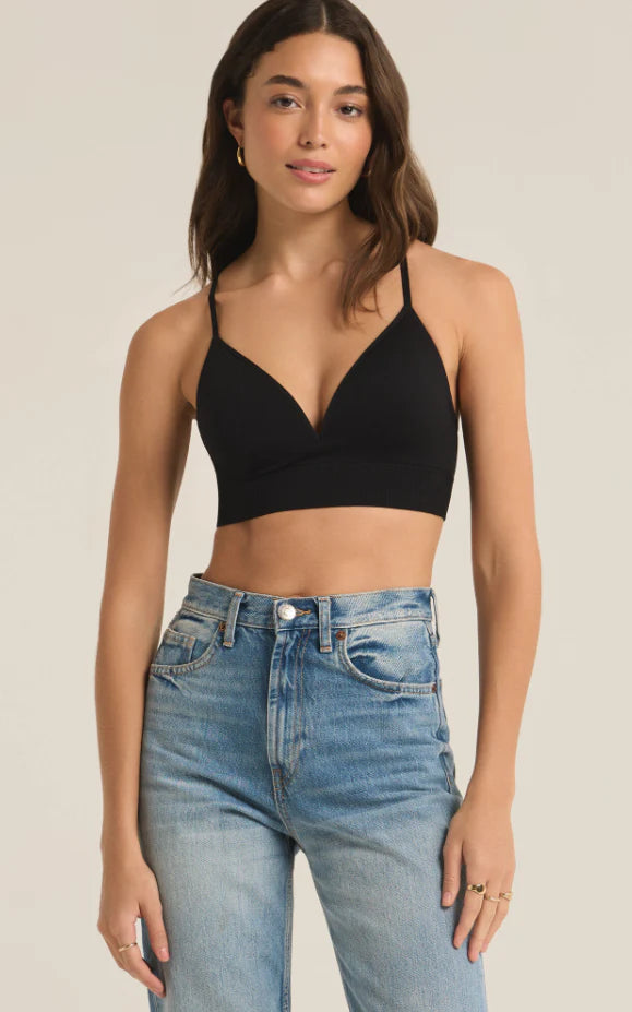 SOPHIA T-SHIRT BRA BLK