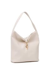 SANDY SHOULDER BAG VANILLA/PEBBLED