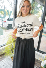 RADICAL WOMEN FEMINIST GRAPHIC TEE IVORY