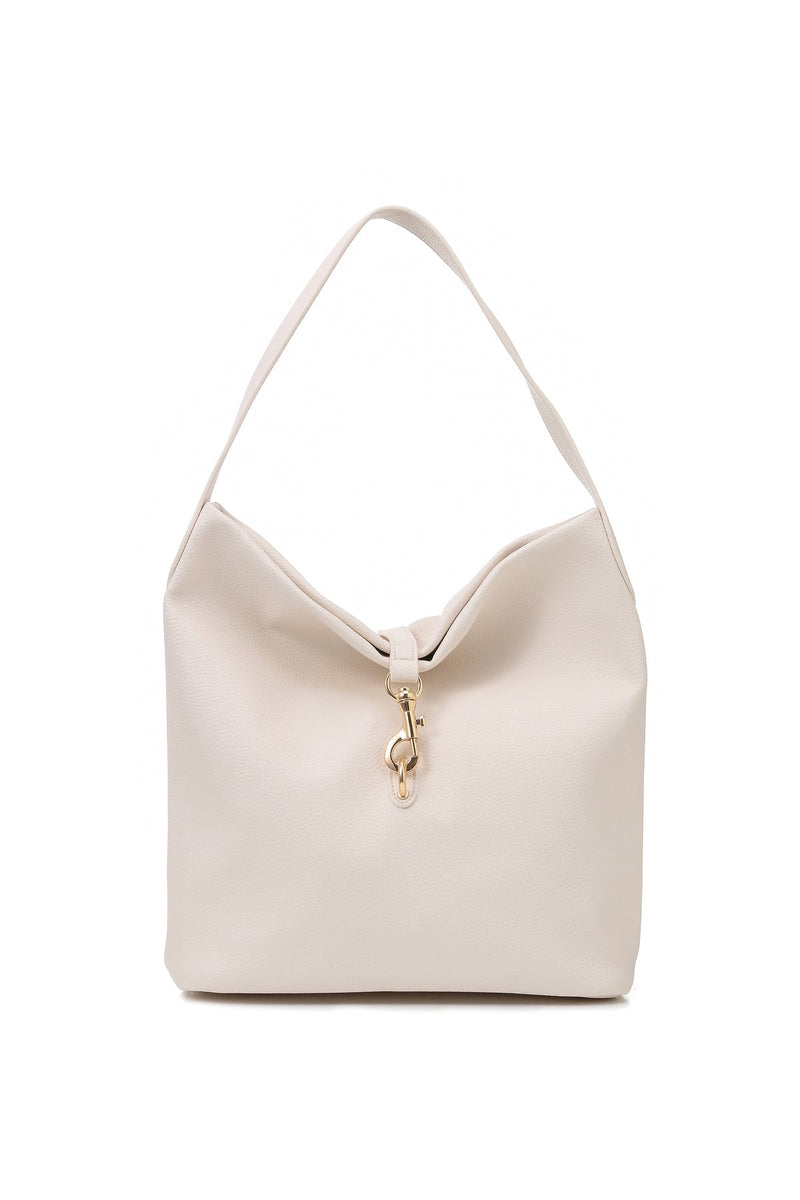 SANDY SHOULDER BAG VANILLA/PEBBLED