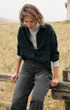 RIVER PLAID BUTTON UP CYPRUS GREEN