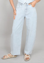 SAMMI 5 PKT BARREL PANT BLUE