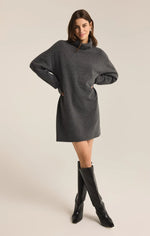 RICHIE SWEATER DRESS CHARCOAL