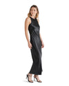 DIANE SATIN DRESS BLACK