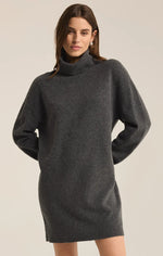 RICHIE SWEATER DRESS CHARCOAL