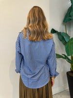 BLUE ESSENTIAL LONG SLEEVE TOP