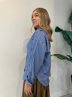 BLUE ESSENTIAL LONG SLEEVE TOP