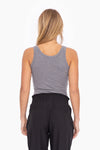 SCOOP NECK TANK GREY