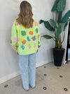 NEON GREEN LUCKY CHARM SWEATSHIRT