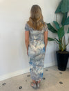 VIV DRESS NATURAL SNAKE PRINT