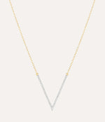 GOLD V TO V NECKLACE