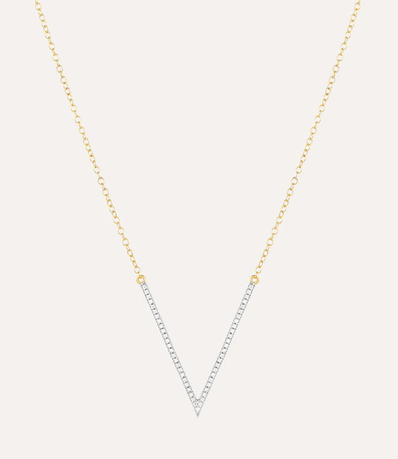 GOLD V TO V NECKLACE