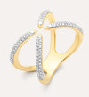 GOLD ALL AXIS RING