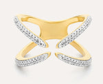 GOLD ALL AXIS RING