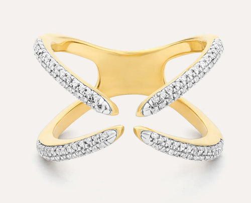 GOLD ALL AXIS RING