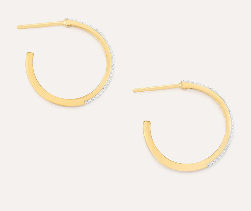 GOLD HOOP EARRING SMALL