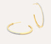 GOLD HOOP EARRING MEDIUM