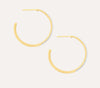 GOLD HOOP EARRING MEDIUM