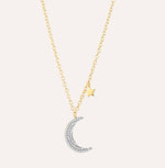 FLY ME TO THE MOON PENDANT NECKLACE