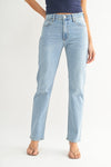 CLEAN STRETCH STRAIGHT LIGHT DENIM