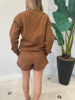 FLEECE SWEATSHIRT COCOA DUST