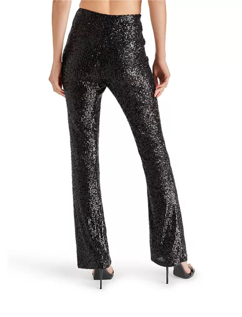 CITRINE SEQUIN PANT BLACK