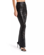 CITRINE SEQUIN PANT BLACK